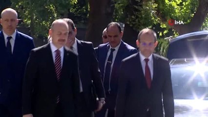 Bakan Soylu Tunuslu mevkidaşı ile bir araya geldi