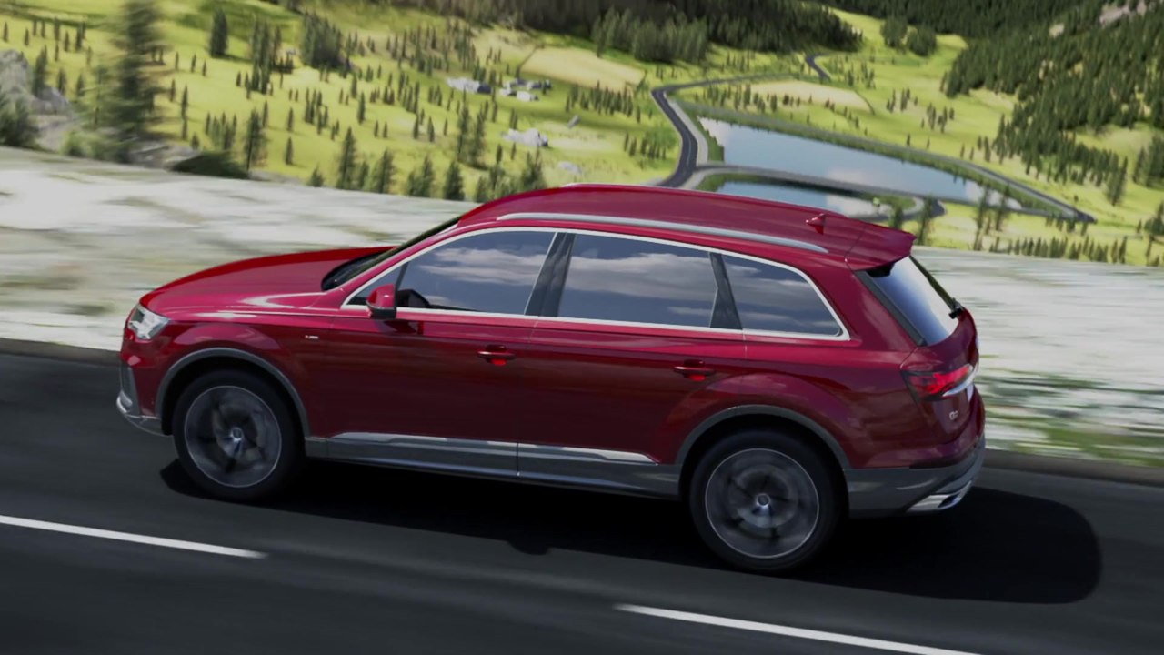 Audi Q7 Luftfahrwerk mit EAWS Animation