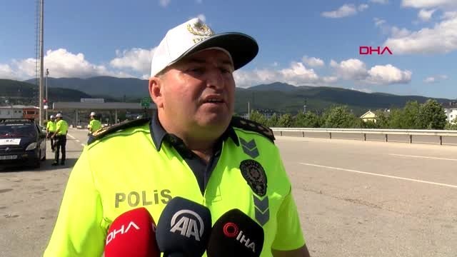 BOLU TEM VE D-100 YOLLARININ BOLU GEÇİŞİNDE BAYRAM TEDBİRLERİ