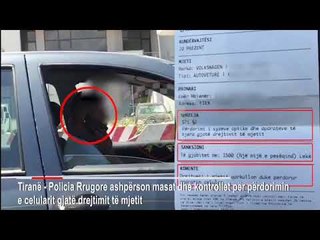 Report TV - Evitoni përdorimin e telefonit gjatë drejtimit të mjetit, 'Rrugorja' po ju vëzhgon