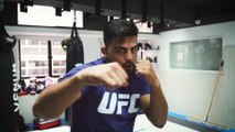 UFC fighter Kelvin Gastelum puts himself together after heartbreaking loss