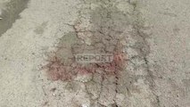 Report TV - Vlorë, qëllohet me 7 plumba 47 vjeçari Laver Tozaj, pamje nga vendi i ngjarjes