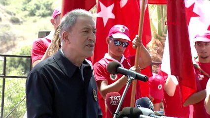 Bakan Akar ve komutanlar KKTC’de