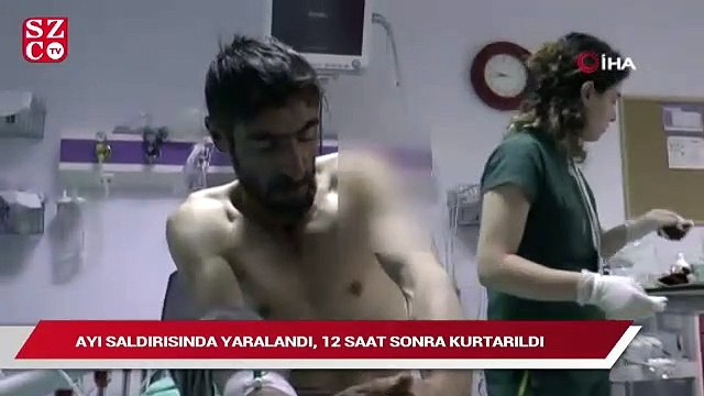 Ayı saldırısında yaralandı, 12 saat sonra helikopterle kurtarıldı