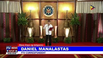 Pangulong #Duterte, nanguna sa oath-taking sa na-promote na PNP officials