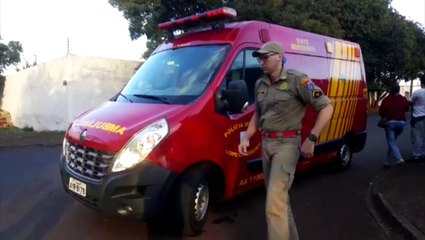 Adolescente fica ferido em acidente no Bairro XIV de Novembro