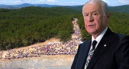 Son dakika! Bahçeli: HDP'nin Kaz Dağları için Su ve Vicdan nöbetine girmesi tiyatrodur