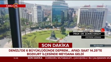 İzmir ve Denizli'deki depremler