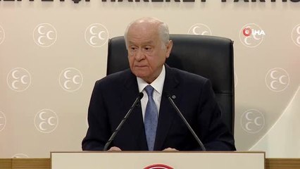 MHP Genel Başkanı Bahçeli: "CHP'nin dili teslimiyetçidir.