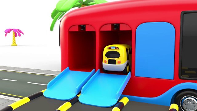 Learn Colors with Multi-Level Parking Toy Street Vehicles - Educational Videos - Cars for KIDS