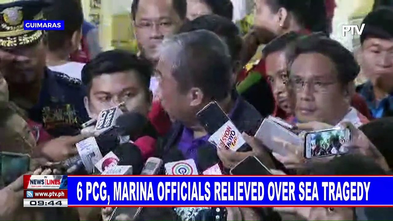 6 PCG, MARINA officials relieved over sea tragedy