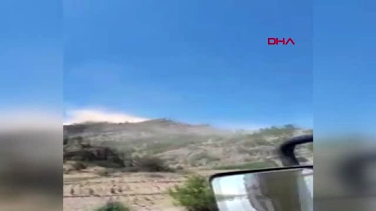 DENİZLİ ÇARDAK YOLUNDA DEPREMDEN SONRA ÇEKİLEN GÖRÜNTÜLER-3