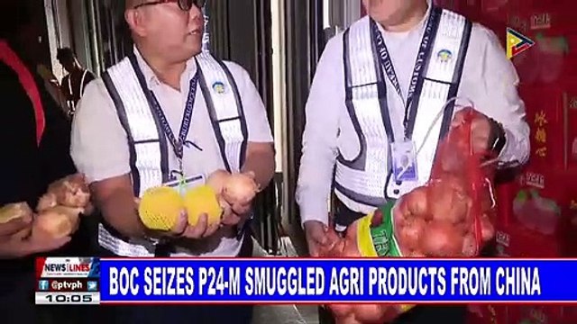 BOC seizes P24-M smuggled agri products from China