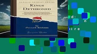[READ] Kings Dethroned: A History of the Evolution of Astronomy From the Time of the Roman Empire
