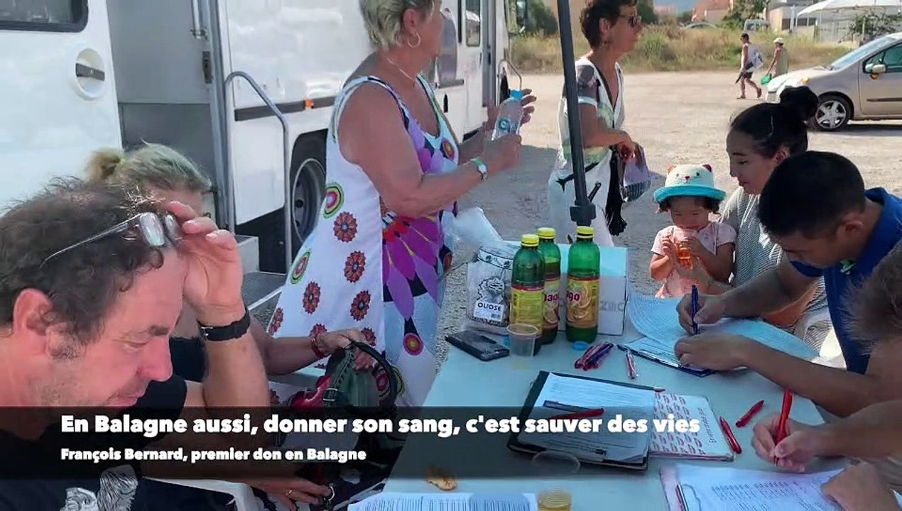 En Balagne aussi donner son sang, c'est sauver des vies