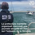 Gironde: Opération de prévention de la préfecture maritime au large de l'estuaire