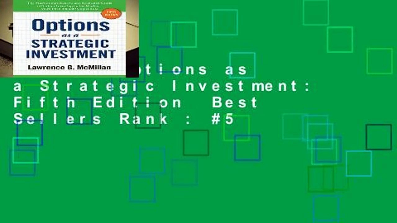 [Read] Options as a Strategic Investment: Fifth Edition  Best Sellers Rank : #5