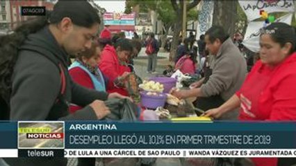 Argentinos marchan para exigir paz, pan, techo y trabajo