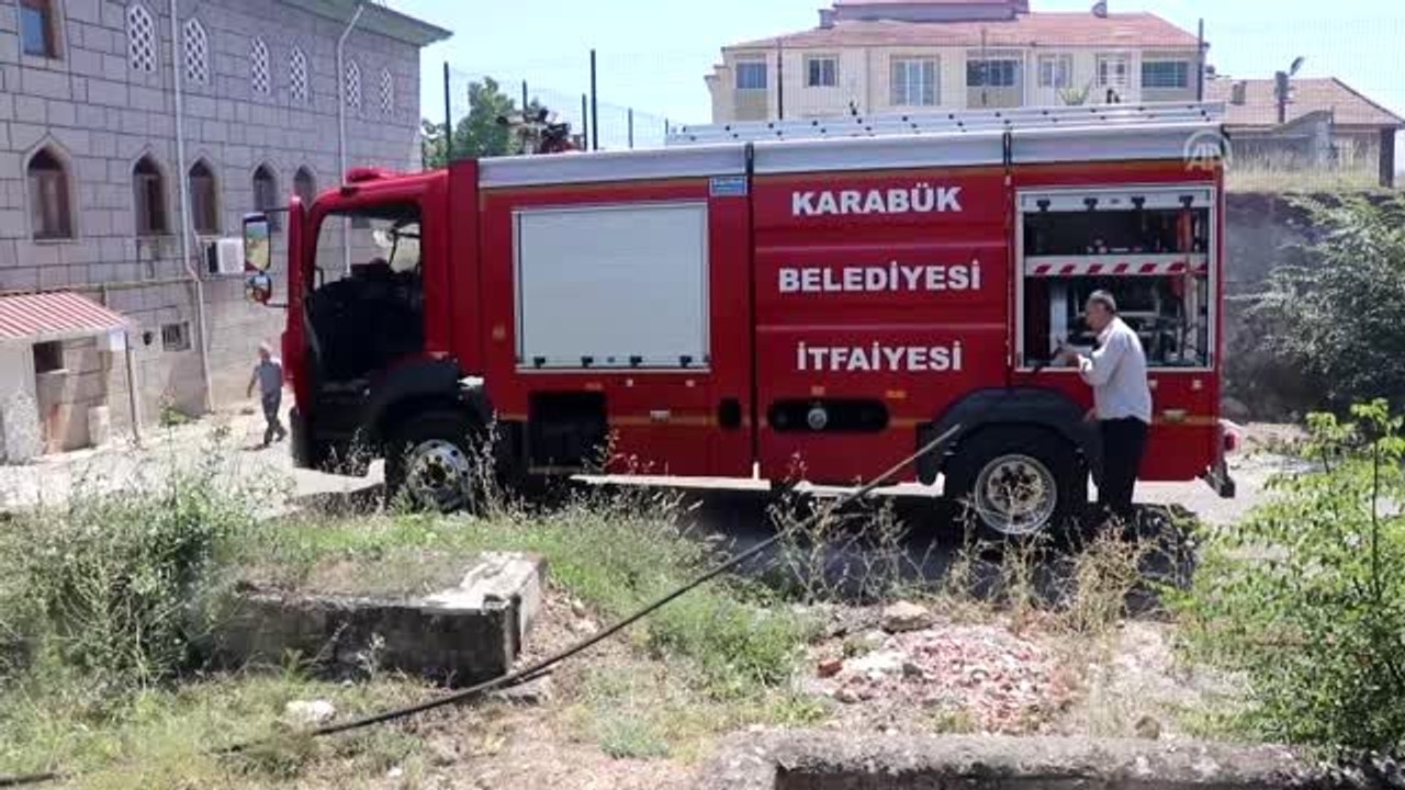 Makilik alanda yangın