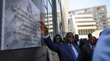 Plaque commémorative à Ousmane Tanor Dieng Le Président Macky Sall a confirmé aujourd’hui sa promesse de donner à la première sphère interministérielle de Diamniadio le nom d’Ousmane Tanor Dieng.