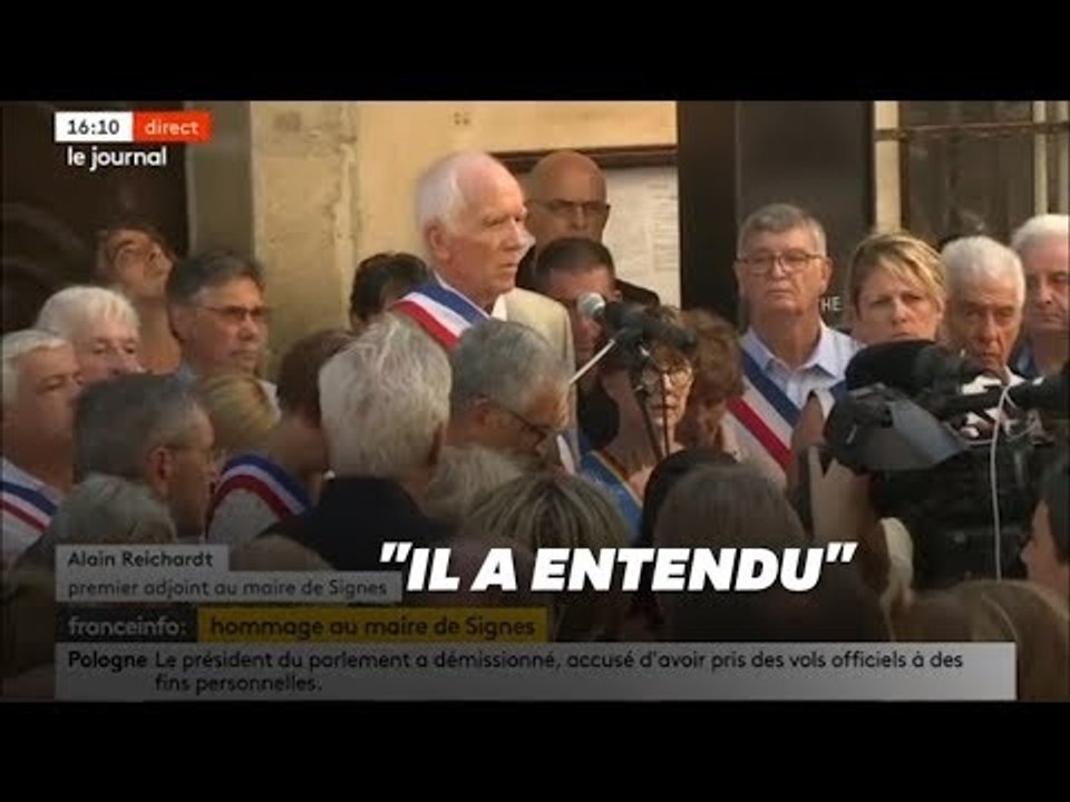 La ville de Signes rend un hommage touchant à Jean-Mathieu Michel, son maire décédé