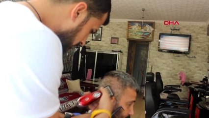 KAYSERİLİ KUAFÖRDEN İHTİYAÇ SAHİPLERİNE ÜCRETSİZ BAYRAM TIRAŞI