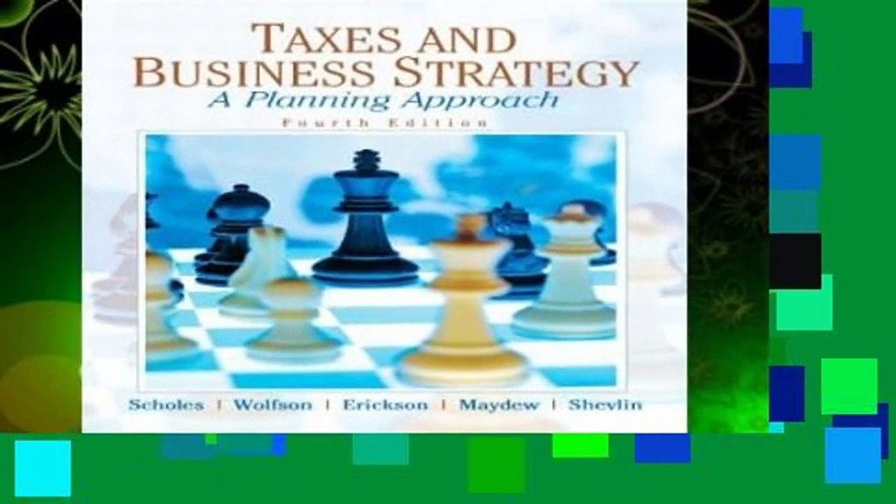 [FREE] Taxes   Business Strategy: A Planning Approach
