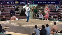 Terunofuji vs Daishomune - Natsu 2019, Sandanme - Day 2