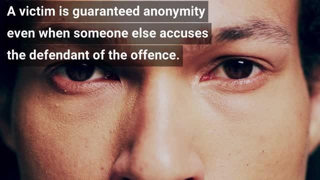 Why victims of sex crimes receive anonymity