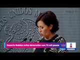 Rosario Robles evita detención con 70 mil pesos | Noticias con Yuriria Sierra