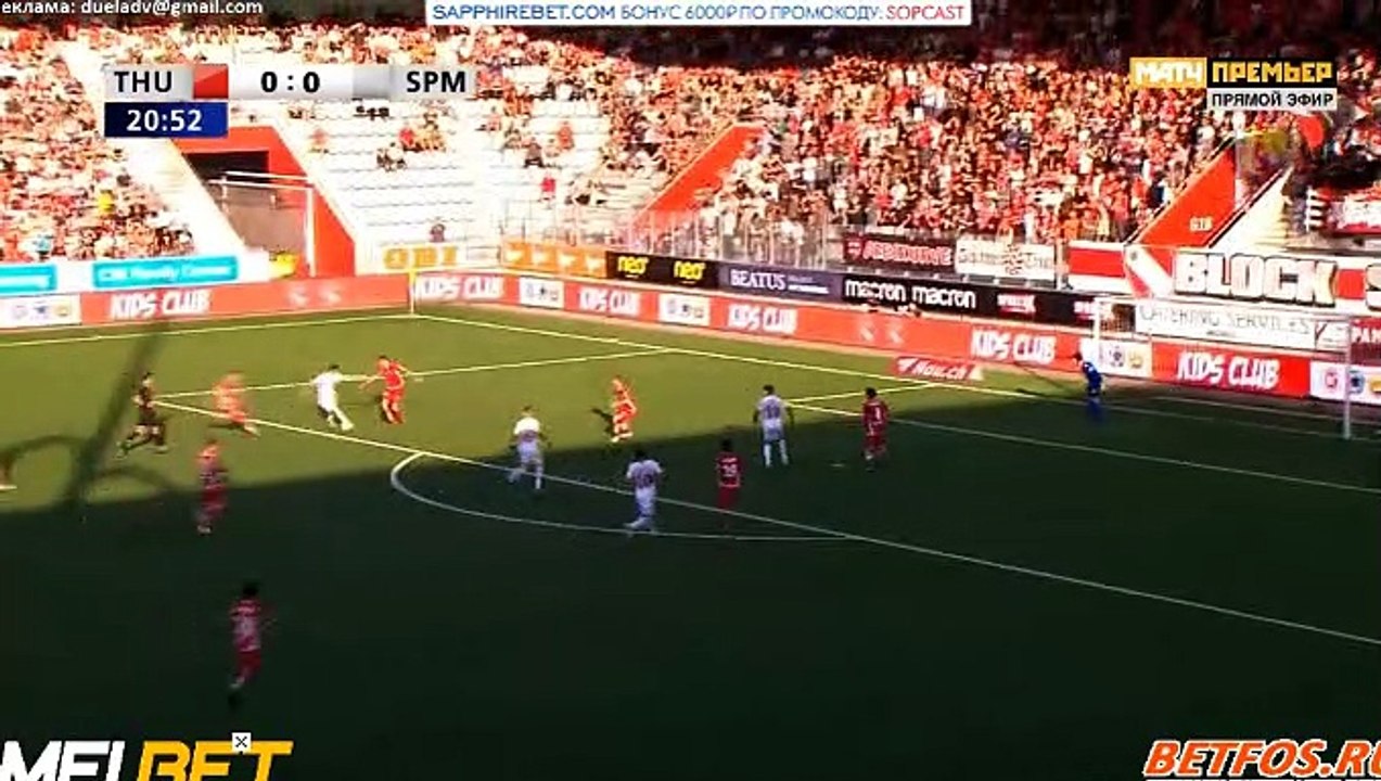 Ezequiel Ponce Goal HD -  Thun (Sui)	0-1	Spartak Moscow (Rus) 08.08.2019