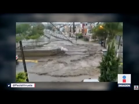 Así arrastró un arroyo desbordado casas y autos en Guadalajara | Noticias con Ciro Gómez Leyva