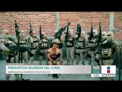 Presuntos sicarios del CJNG amenazan a mandos policiacos | Noticias con Francisco Zea