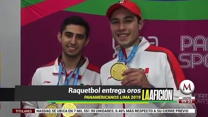 Rodrigo Montoya y Francisco Javier Mar se llevan el oro en raquetbol