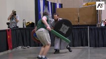 Foam fighting & archery at Con of Thrones 2019