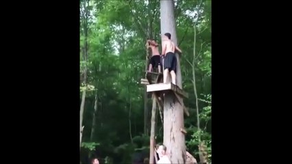 Tarzan, sort de ce corps... Saut raté