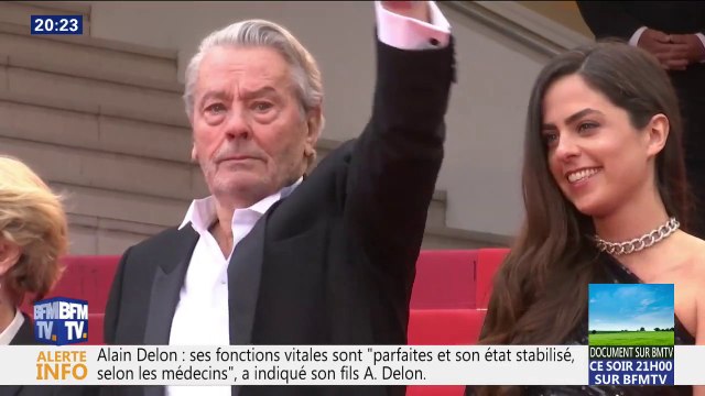 Alain Delon a été victime d'un AVC qui n'a pas affecté ses fonctions vitales , selon son fils