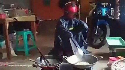 When A Husband Helps His Wife Cooking