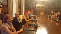 María Chivite reúne a sus consejeros en la primera sesión del Gobierno de Navarra