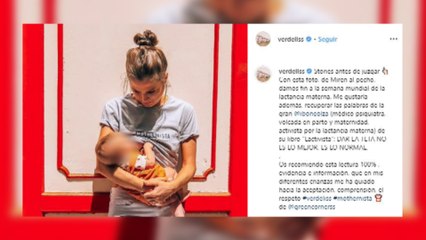 Verdeliss reivindica el papel de la lactancia materna