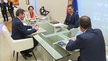 Sánchez y Valerio se reúnen con la CEOE y Cepyme