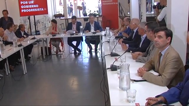 Reunion de Sánchez con organizaciones relacionadas con economia social