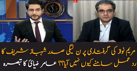 Amir Zia comments over Shehbaz's silence over Maryam Nawaz's arrest