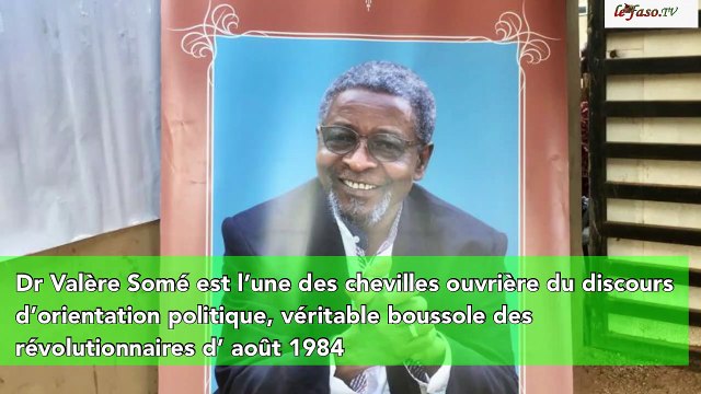 Discours d’orientation politique L’Organisation des peuples africains rend hommage à Valère Somé, son rédacteur