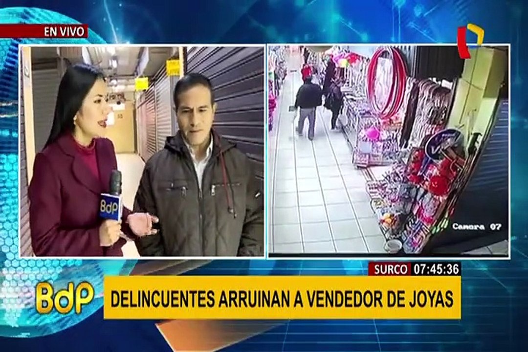 Surco: cámaras ayudarán a identificar a ladrones de joyería