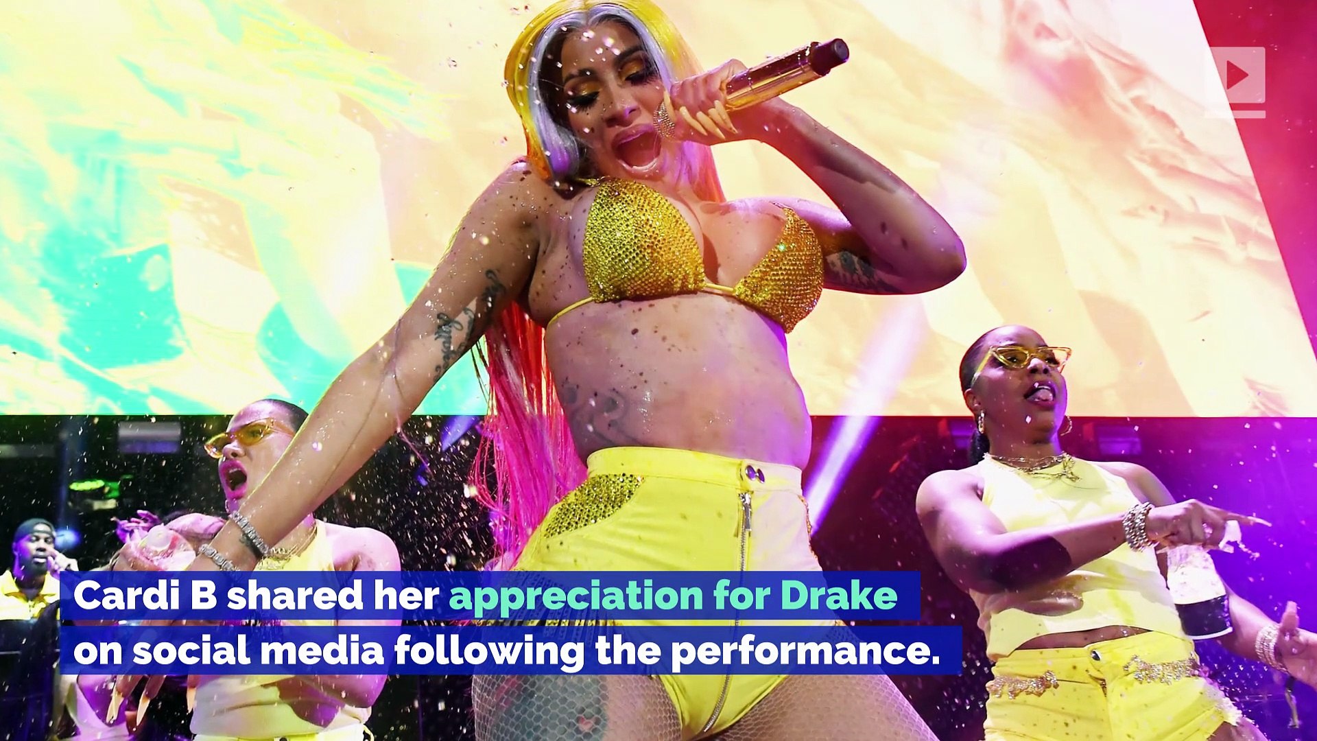 Cardi B and Megan Thee Stallion Make Appearances at Drake's OVO Fest