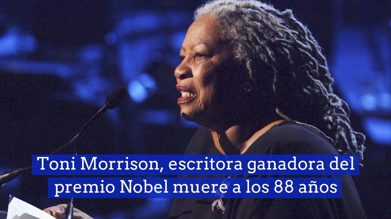 Toni Morrison, escritora ganadora del premio Nobel muere a los 88 años
