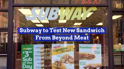 Subway Meets Alternative Meat