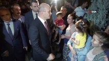 Bakan Soylu, depremin meydana geldiği Bozkurt'ta incelemelerde bulundu