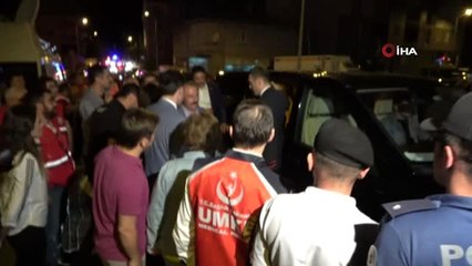 Bakan Soylu, depremin meydana geldiği Bozkurt'ta incelemelerde bulundu